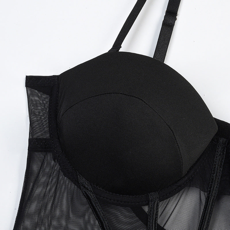 Midnight Temptation Bustier Set