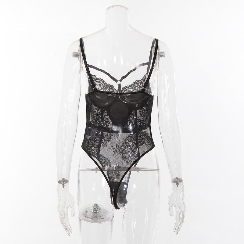 Perspective Integrated Flower Bodysuit