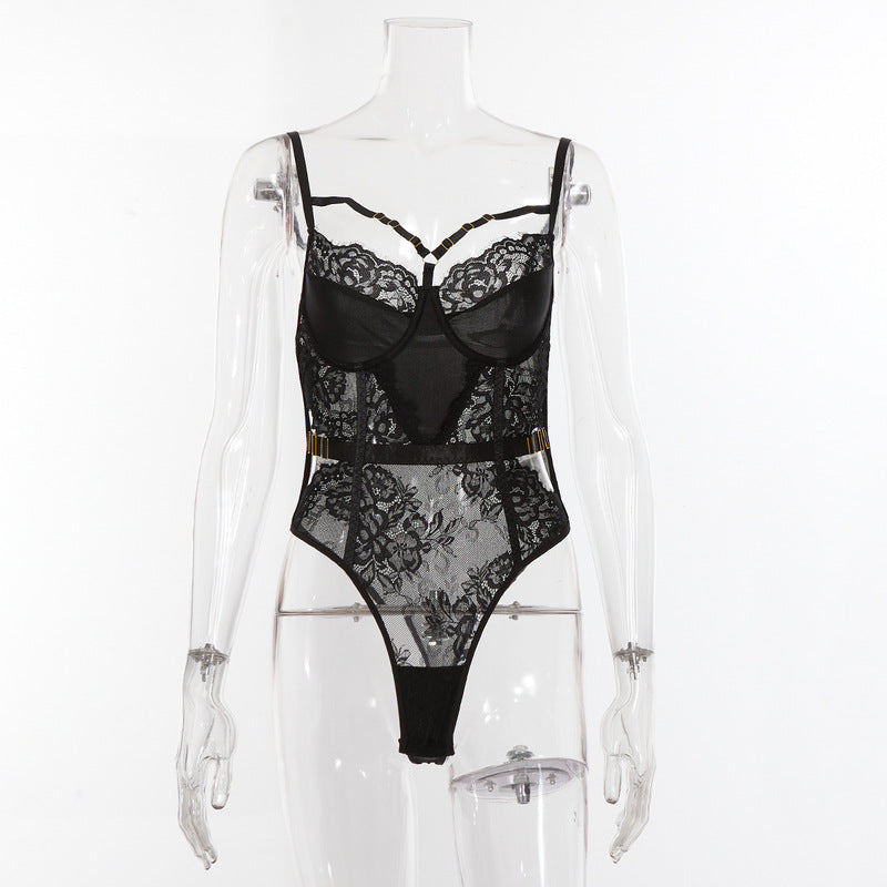 Perspective Integrated Flower Bodysuit