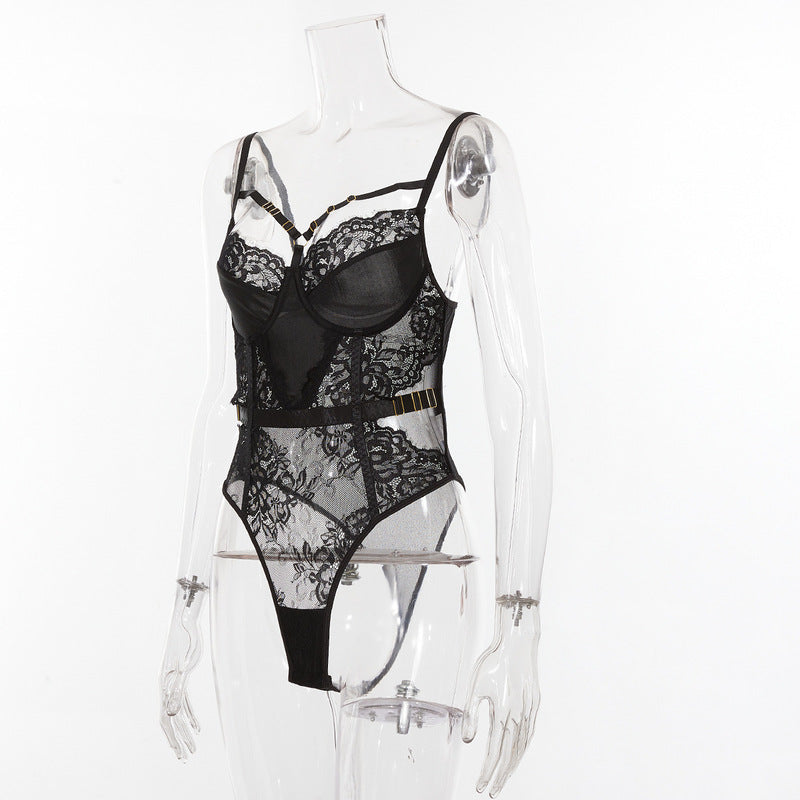 Perspective Integrated Flower Bodysuit