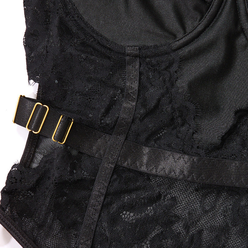 Perspective Integrated Flower Bodysuit