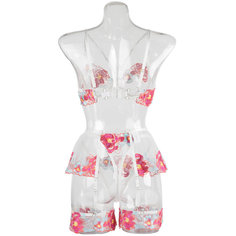 Blossom Fantasy Embroidered Lingerie
