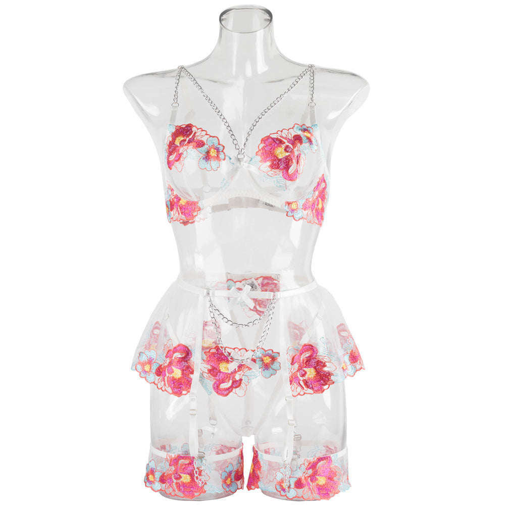Blossom Fantasy Embroidered Lingerie