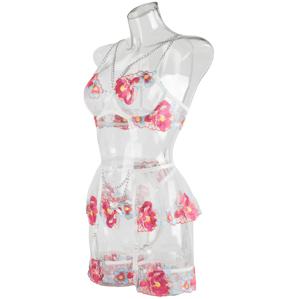 Blossom Fantasy Embroidered Lingerie