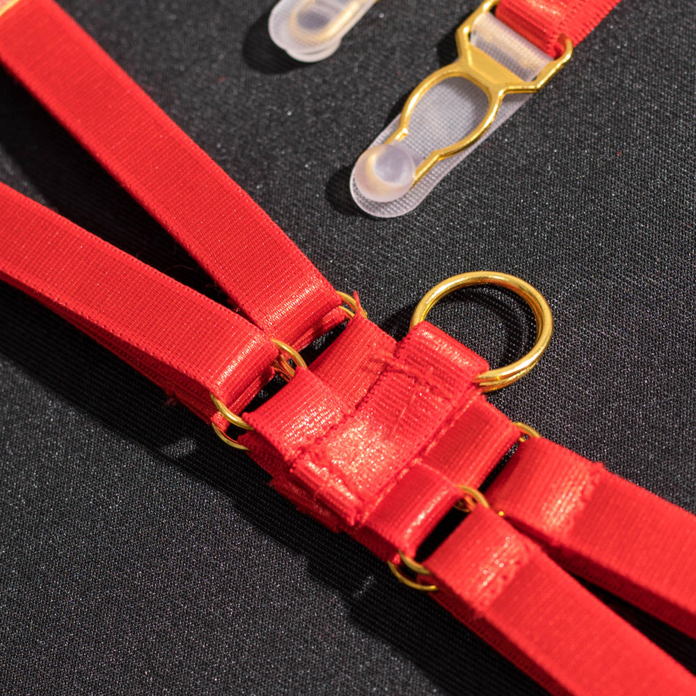 Radiant Red Flower Lingerie