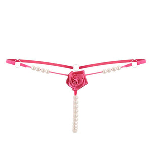 Rose Pearl Thong