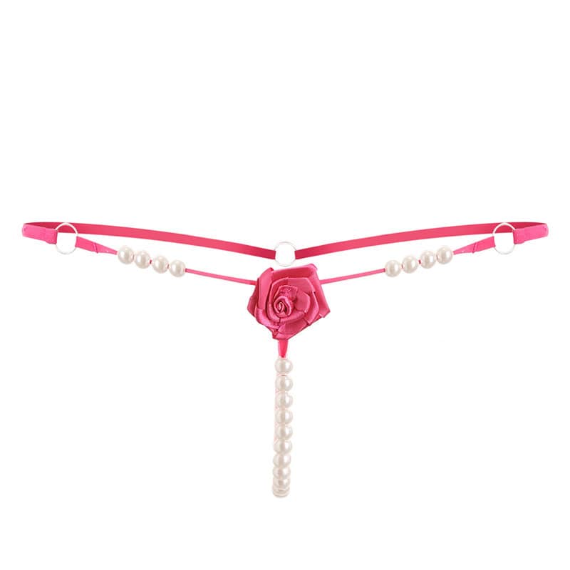 Rose Pearl Thong