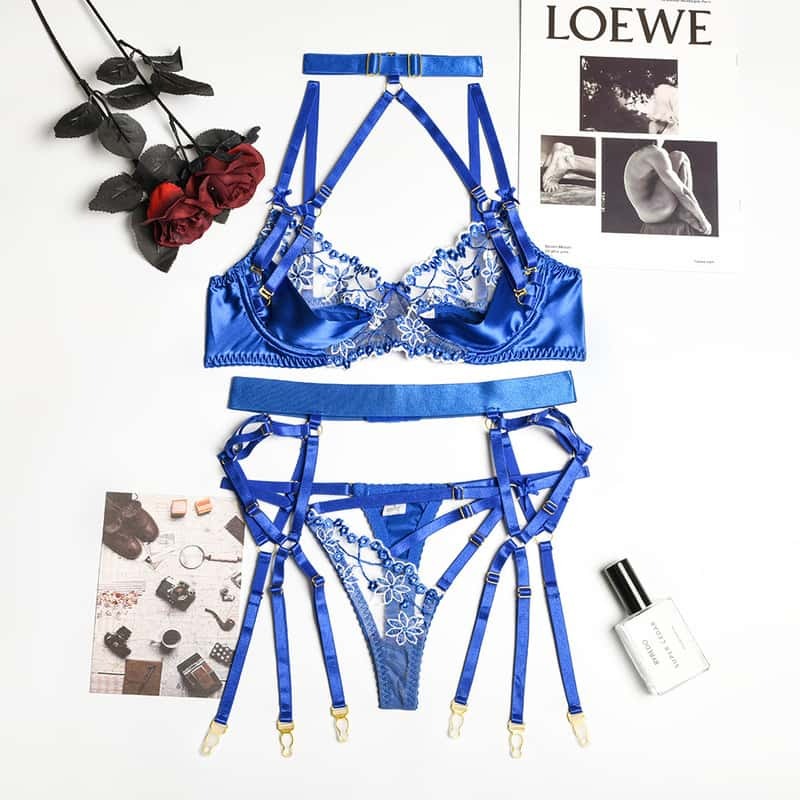 Delicate Flower Lingerie Set