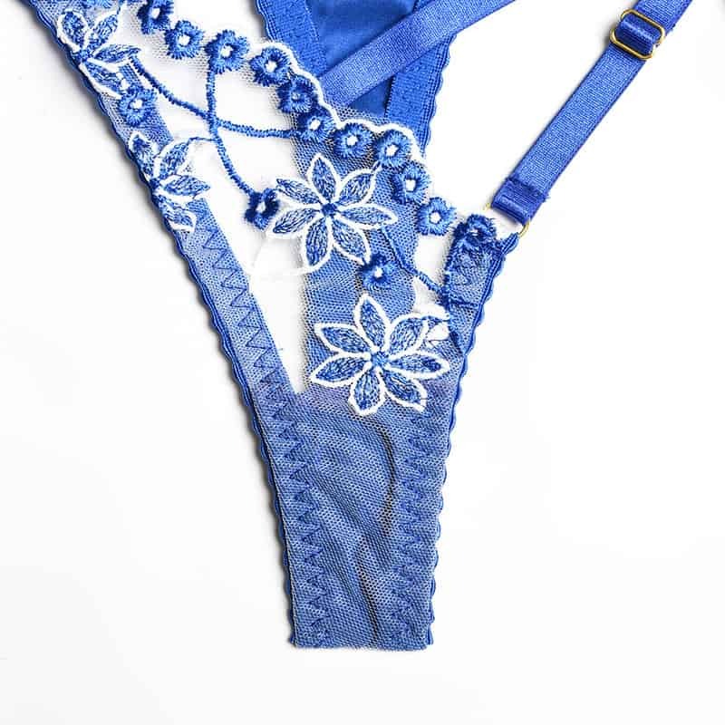 Delicate Flower Lingerie Set