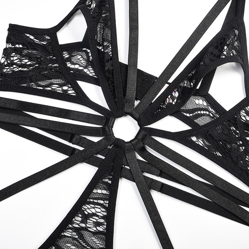 Designer's Multi-Strap Bodysuit