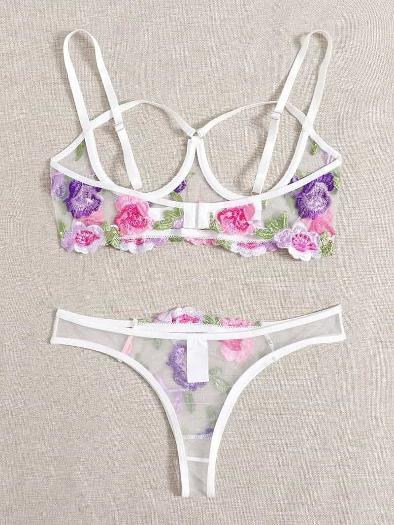 Vivid Bloom Bra & Panty Set