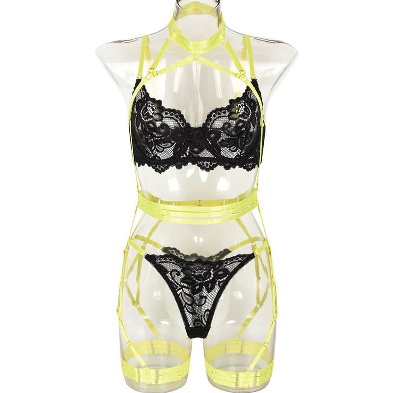 Lime Obsession Lingerie Set