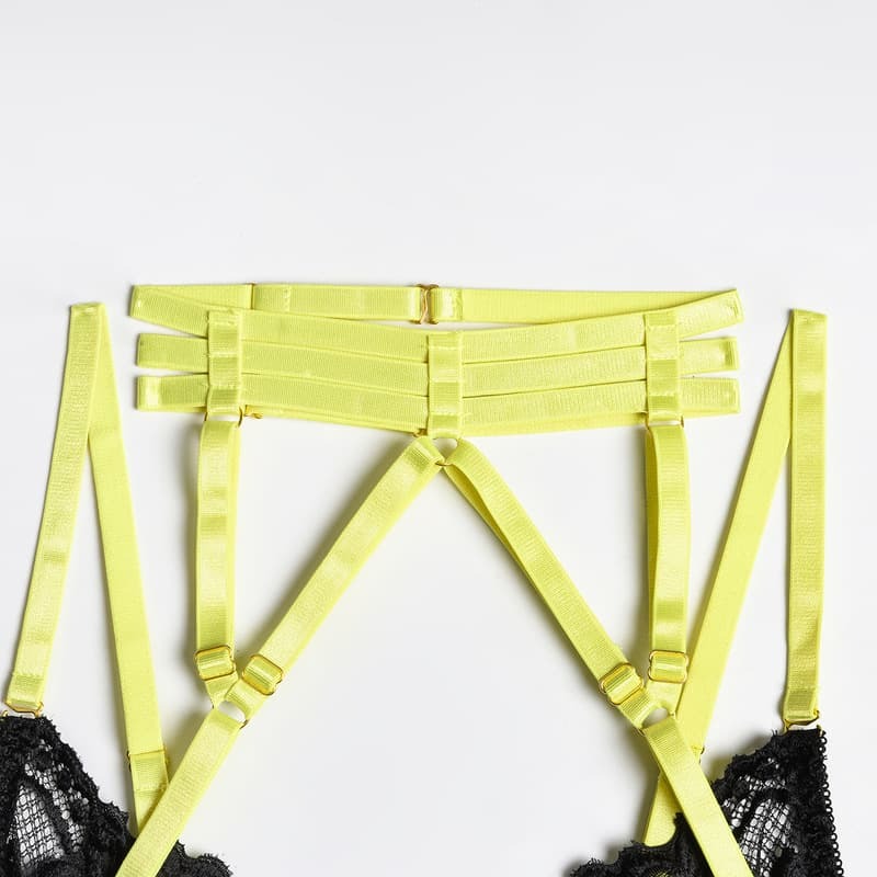 Lime Obsession Lingerie Set