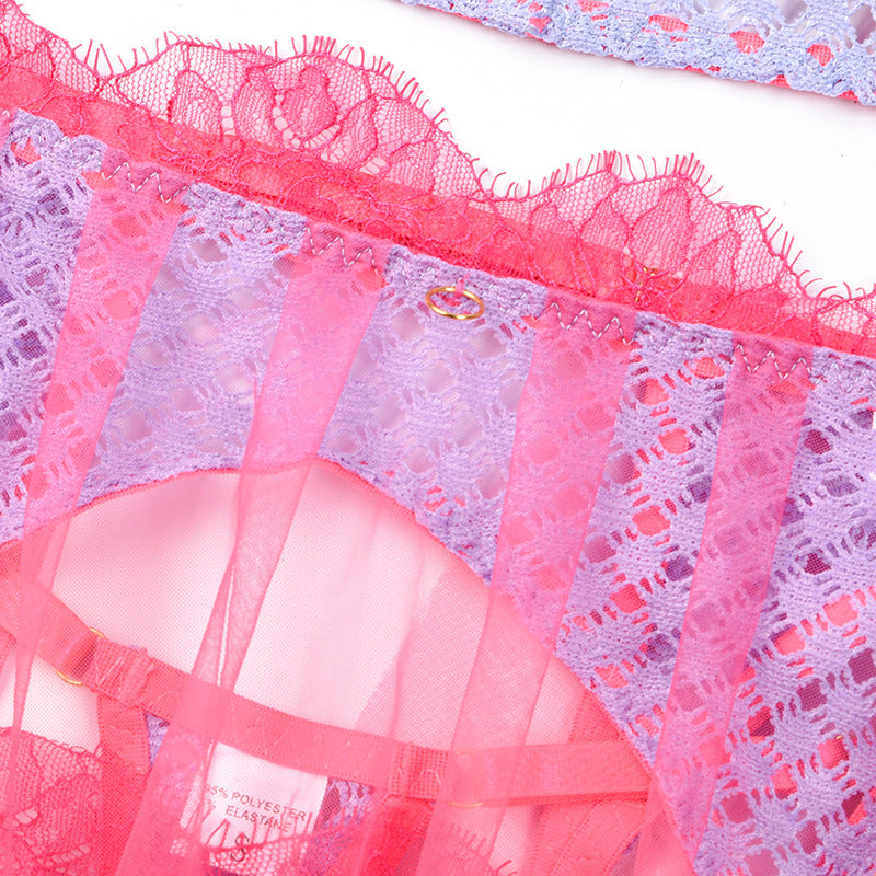 Extravagant Feathered Bra & Panty Set