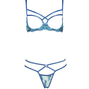Mermaid Blue Lingerie Set