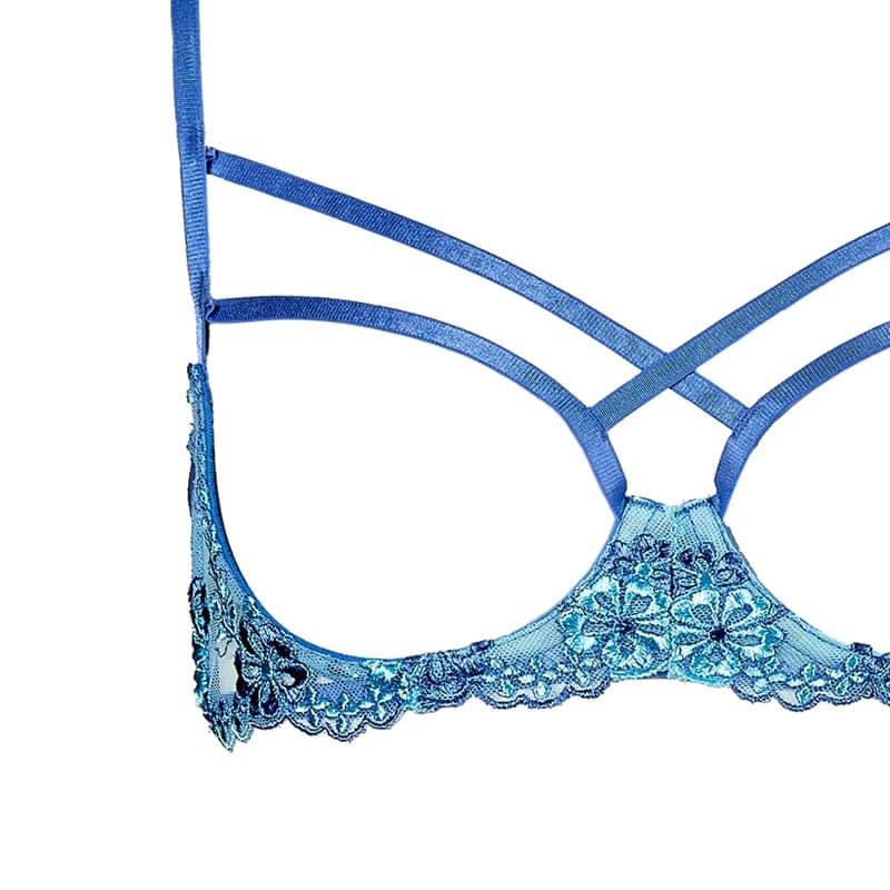 Mermaid Blue Lingerie Set