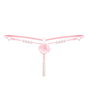 Rose Pearl Thong