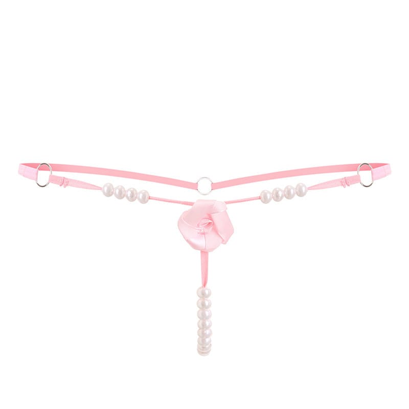 Rose Pearl Thong