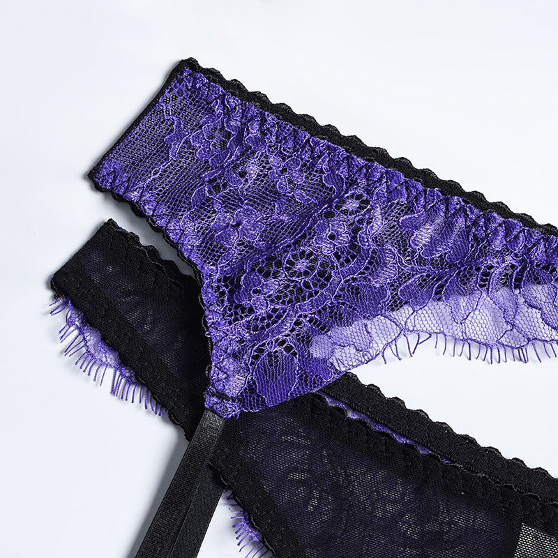 Embrace Purple Eyelash Lingerie