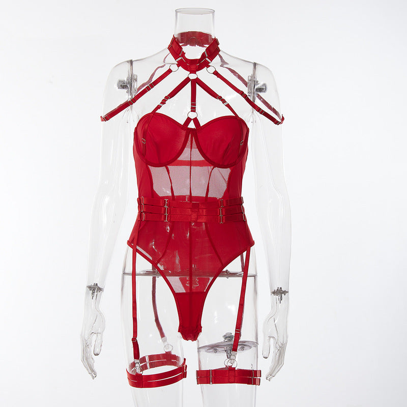 Erotic Strings Bodysuit