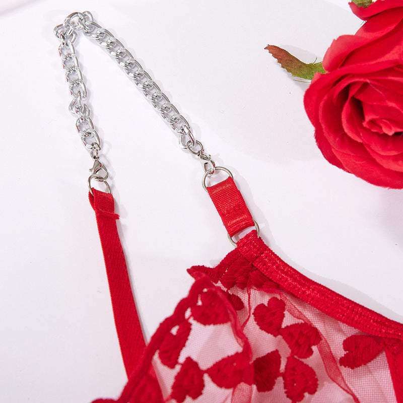 Elegance Rosé Lingerie Set