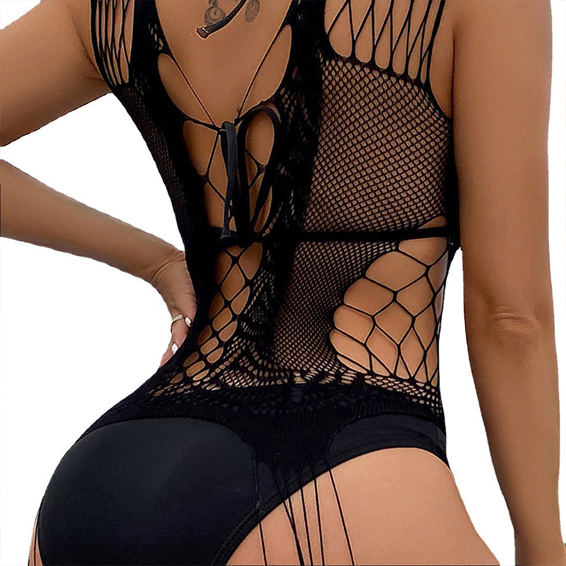 Provocative Fishnet Bodystocking