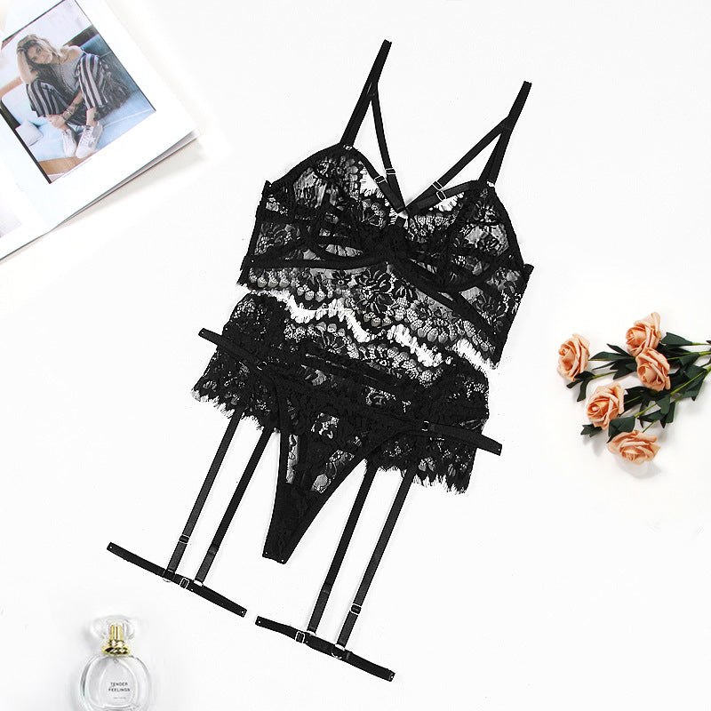 Captive Eyelash Lingerie Set