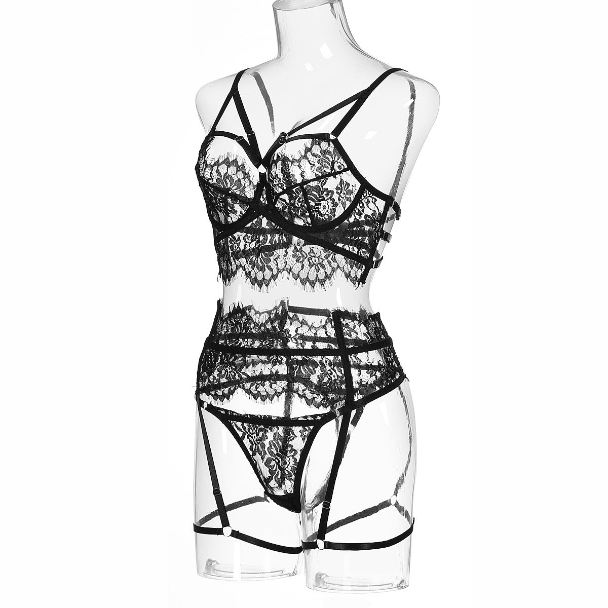 Captive Eyelash Lingerie Set