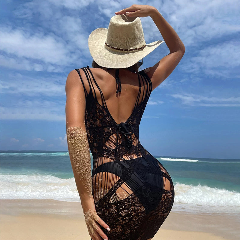 Sensual Seduction Fishnet Dress