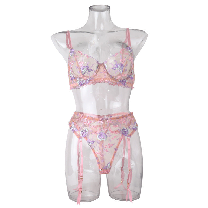 Luscious Aura Embroidered Lingerie