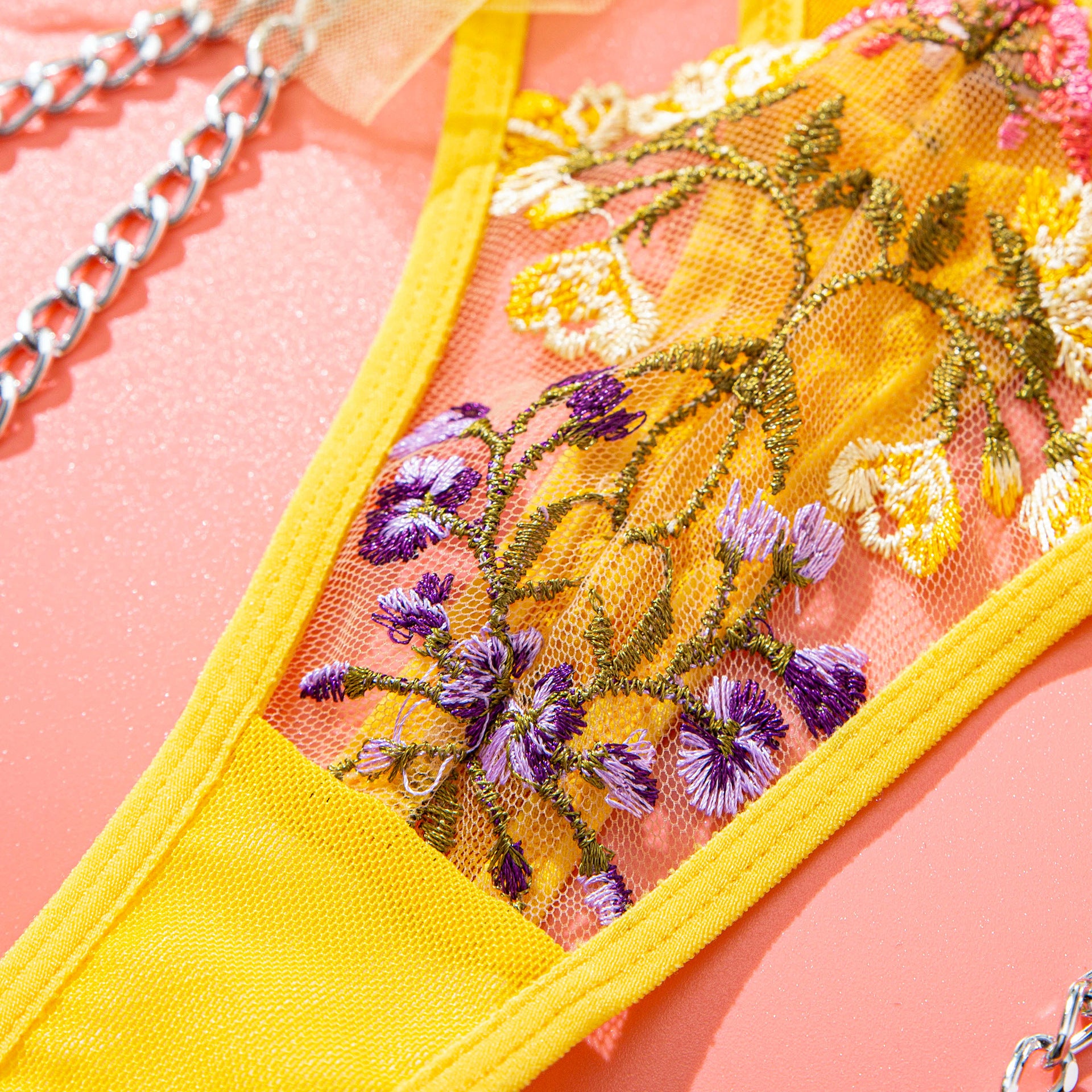 Sunburst Floral Corset Set