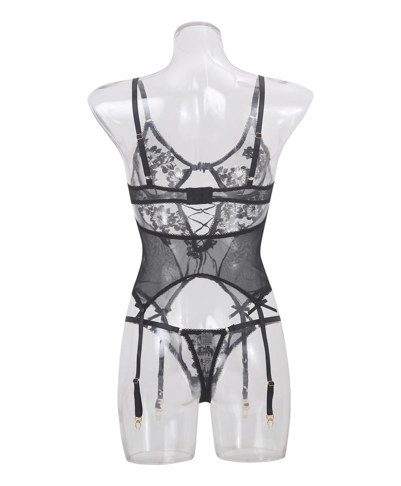 Dazzle Gartered Corset