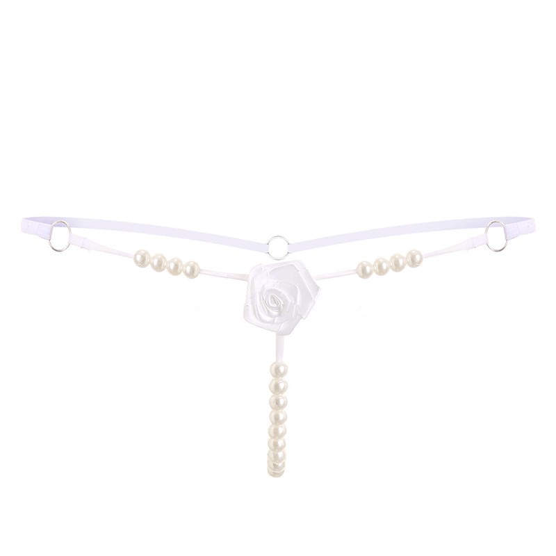 Rose Pearl Thong
