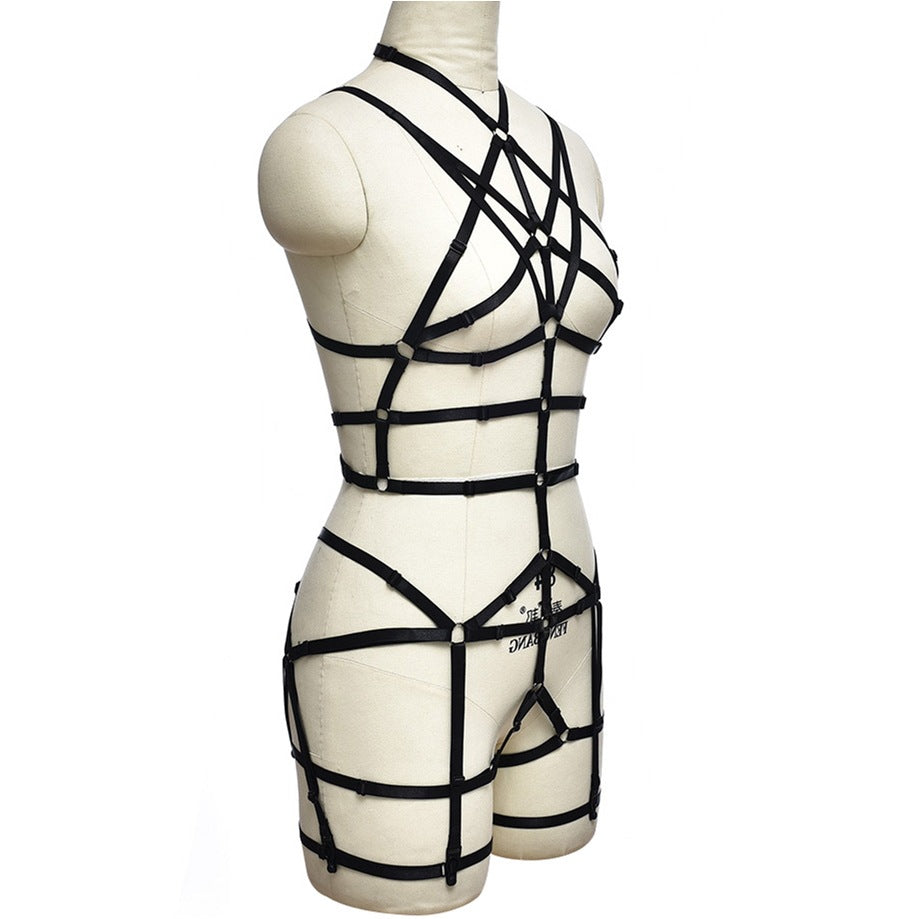 Elegance Teddy Harness Bodysuit
