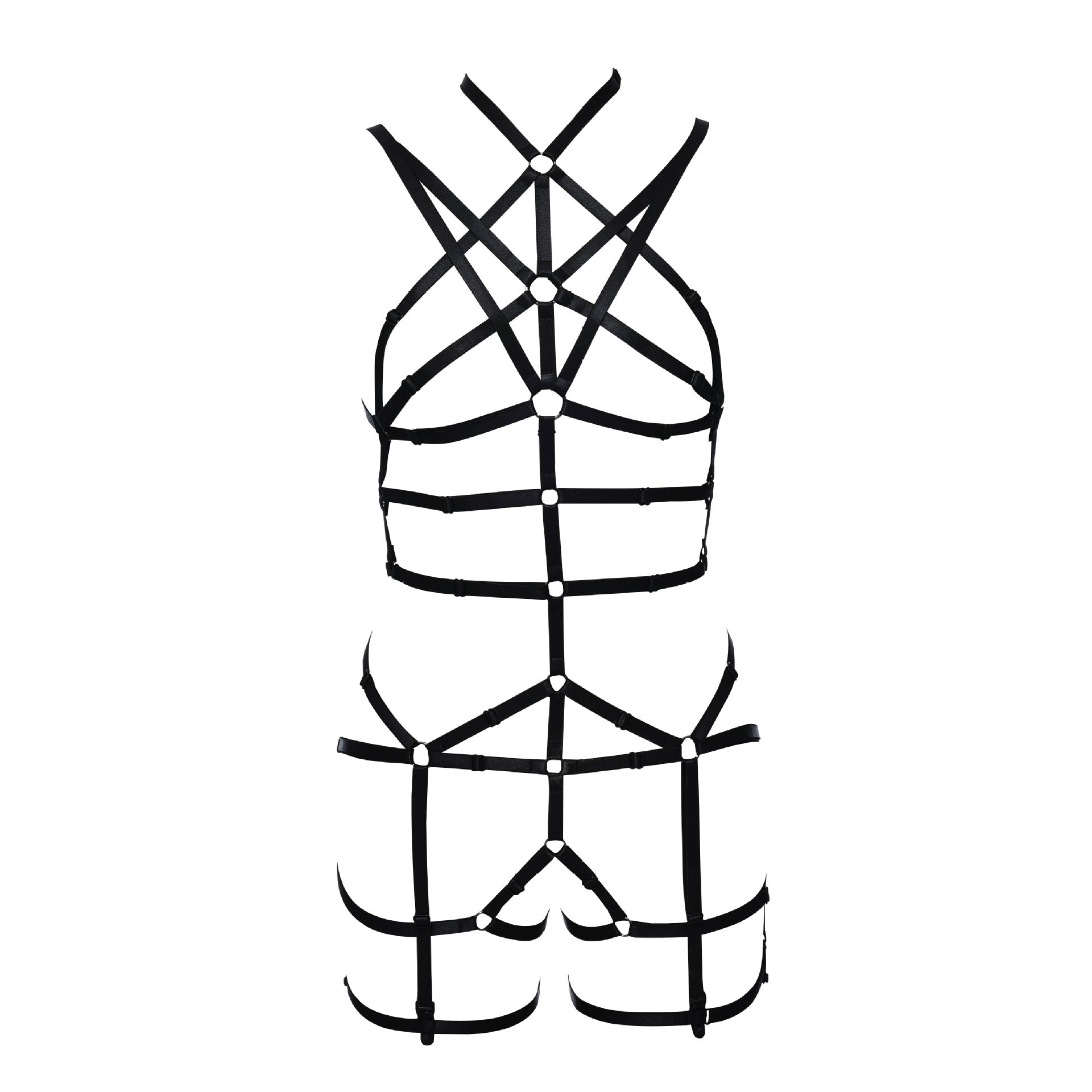 Elegance Teddy Harness Bodysuit