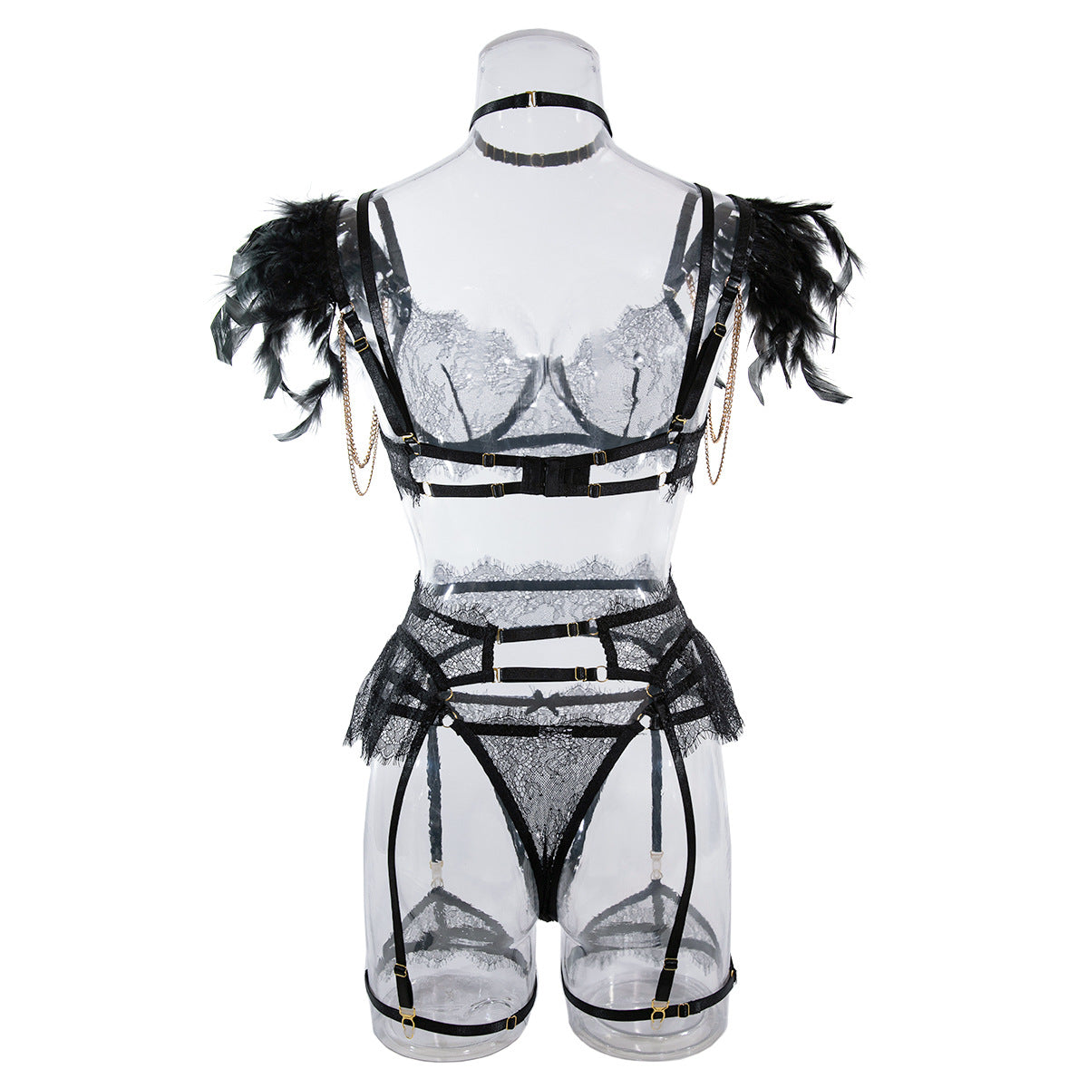 Embrace Feather Intimate Set