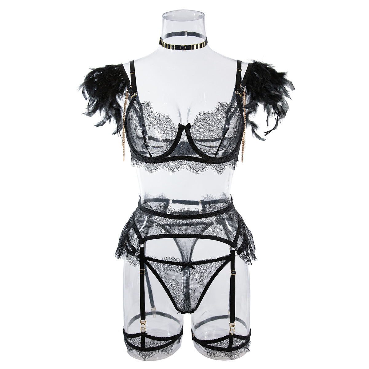 Embrace Feather Intimate Set
