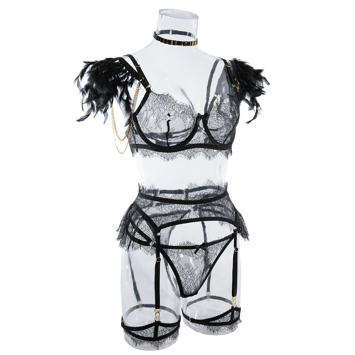 Embrace Feather Intimate Set