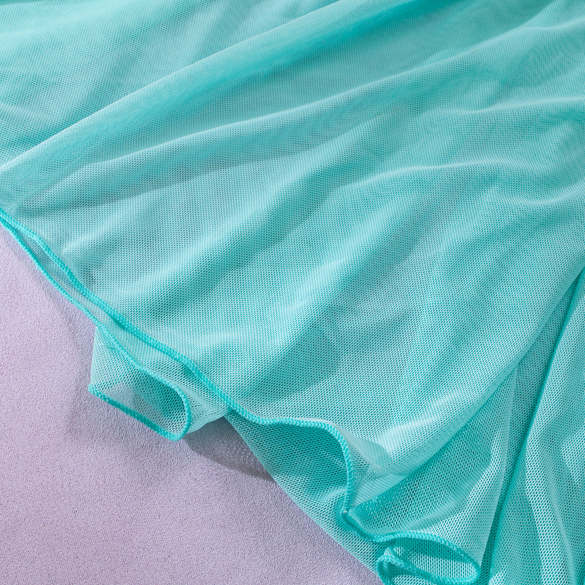 Aqua Floral Babydoll