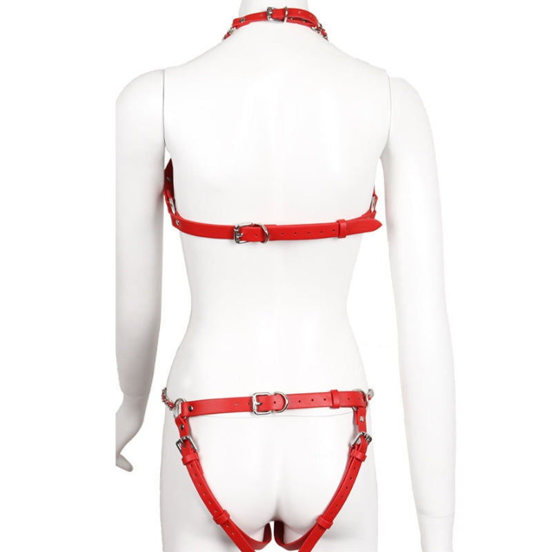 MyDzire Rebel Leather Bondage Lingerie