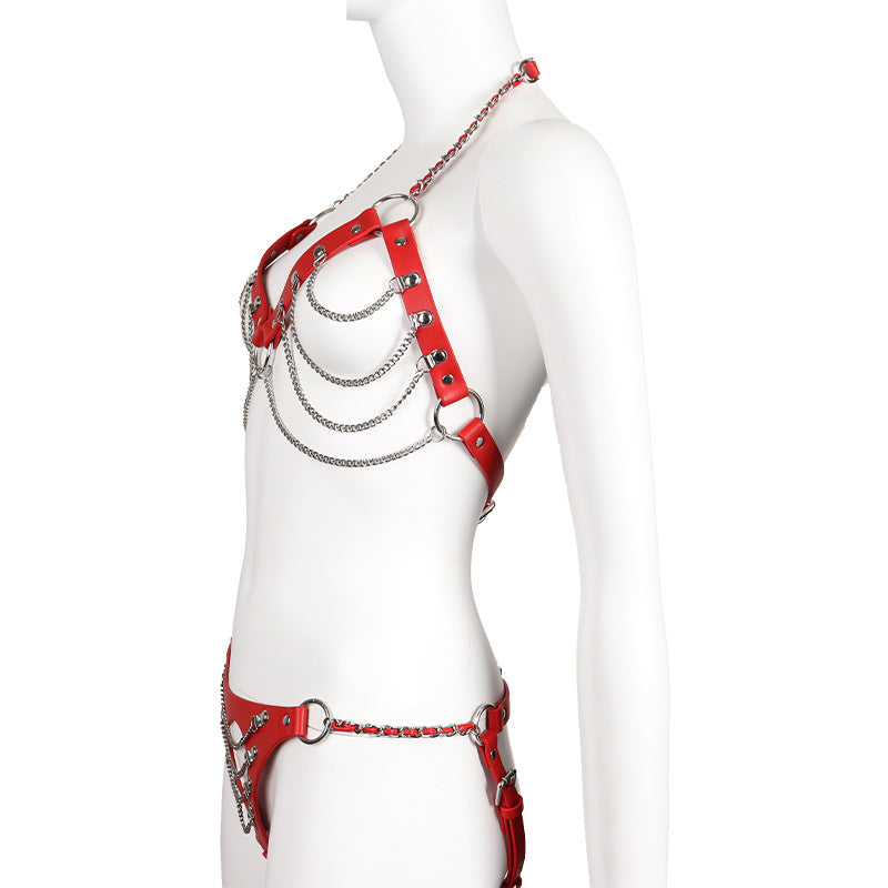 MyDzire Rebel Leather Bondage Lingerie