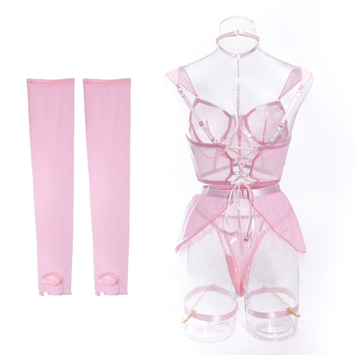 Rosé Grace Corset Set