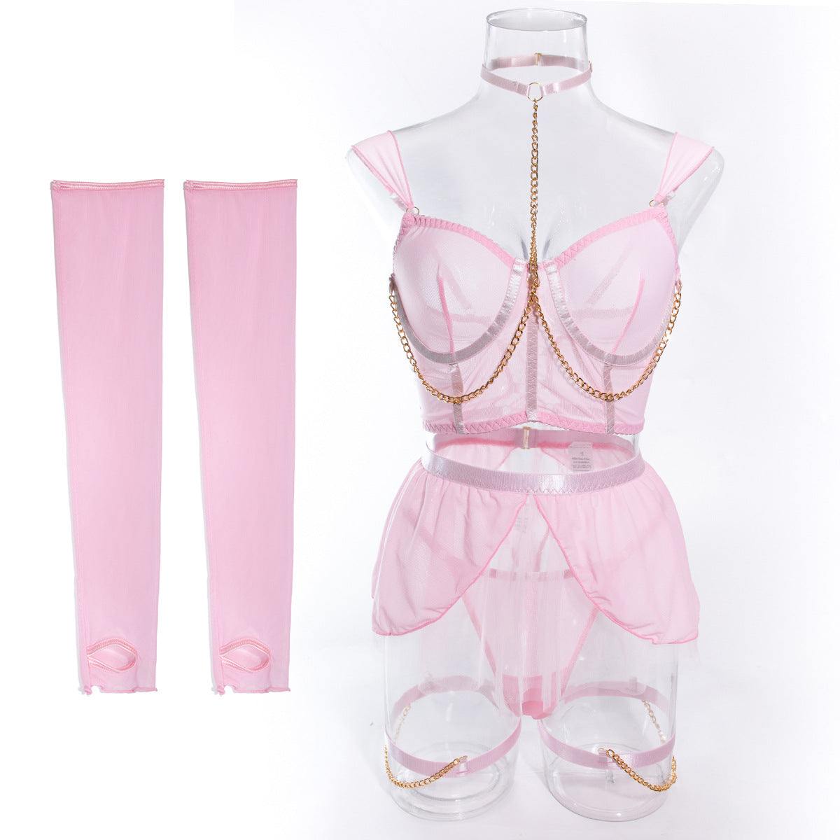 Rosé Grace Corset Set