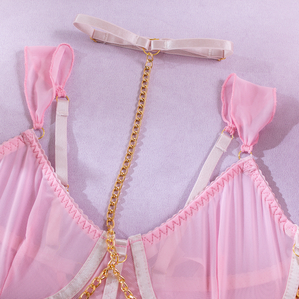 Rosé Grace Corset Set