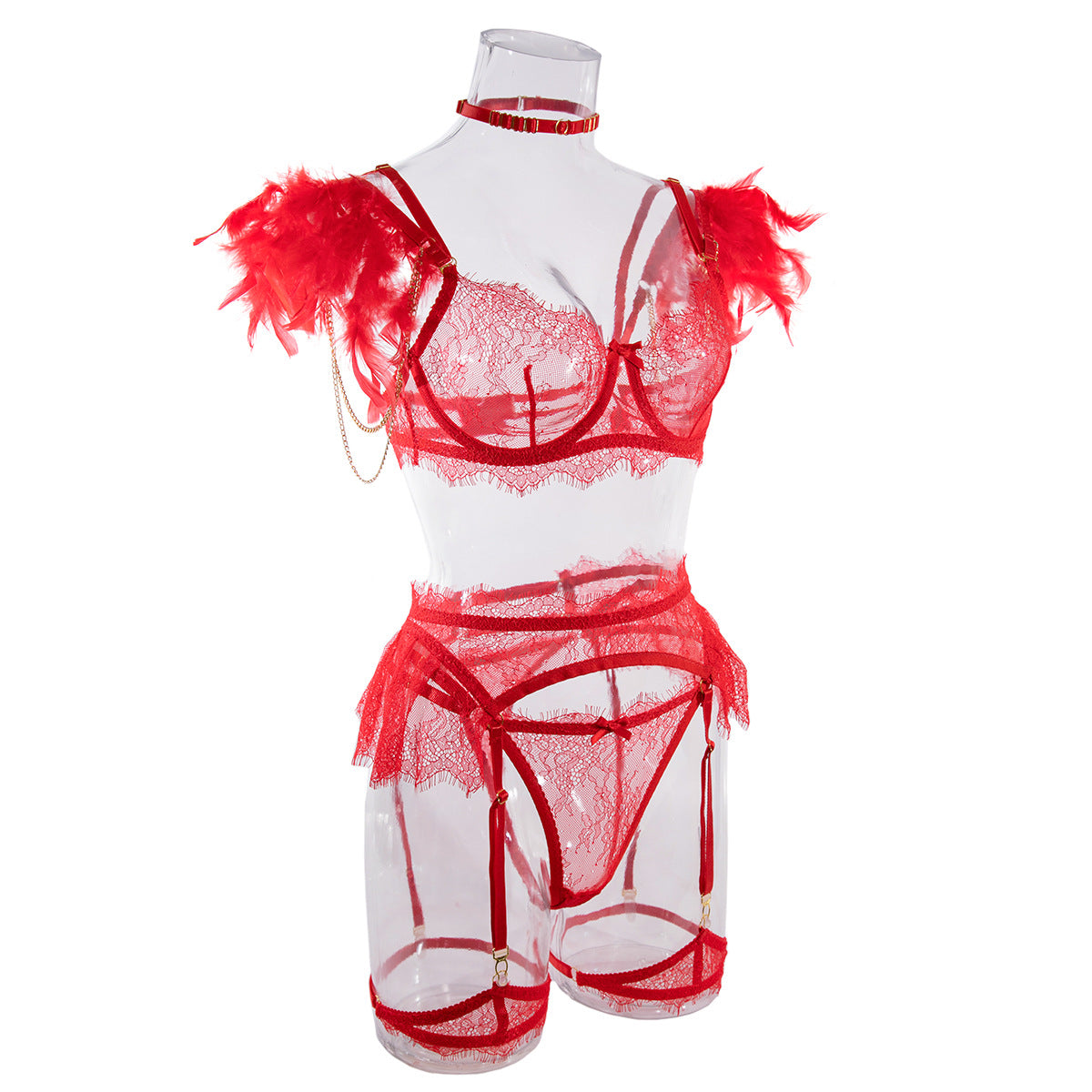 Embrace Feather Intimate Set