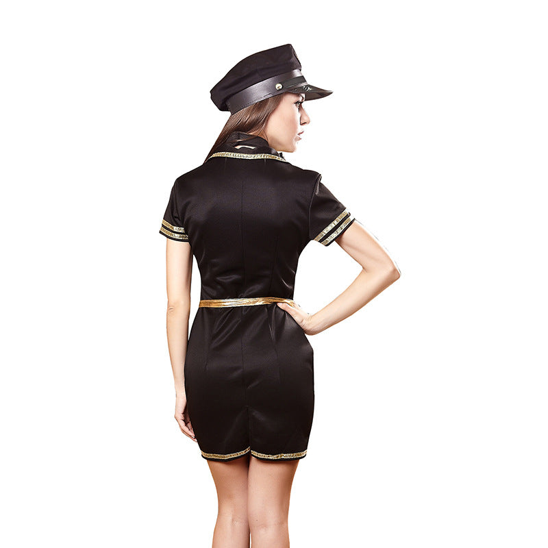 Seduction Policewoman Cosplay Suit