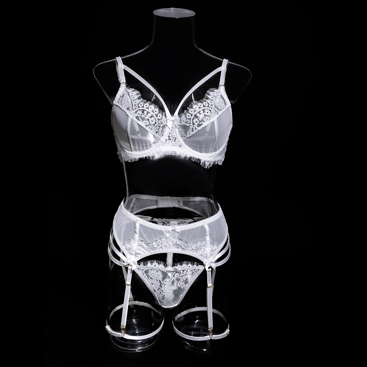 Blossom Kiss Eyelash Bra & Panty Set