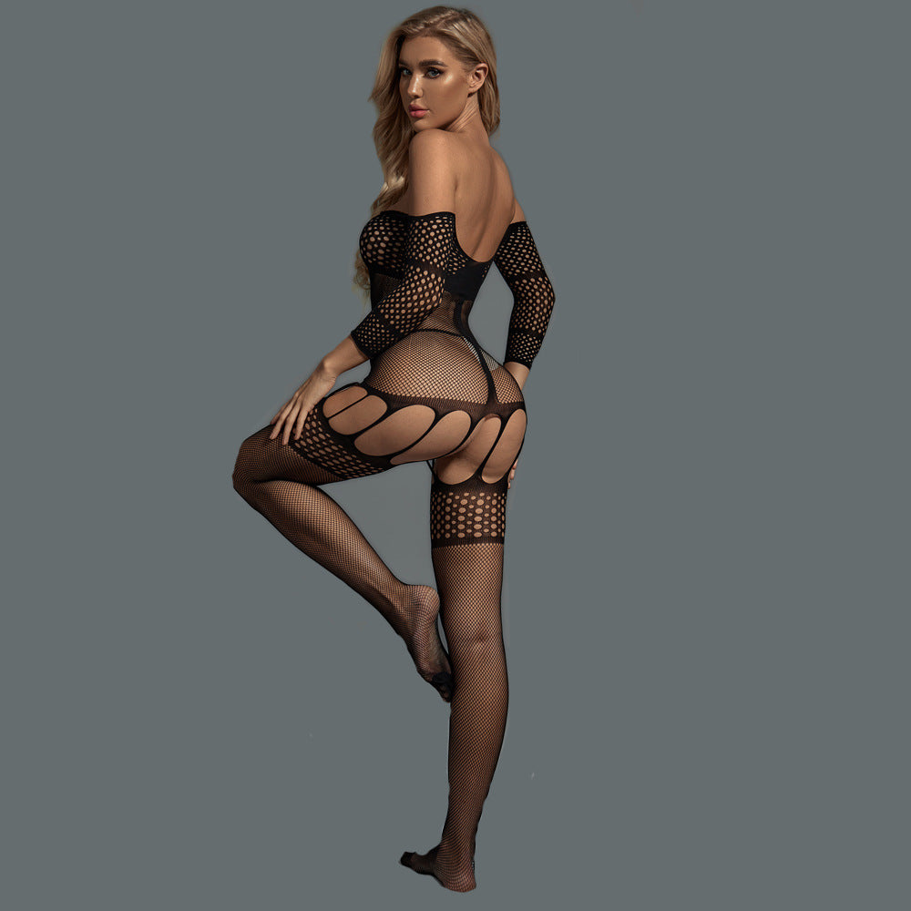 Enchanted Off-the-Shoulder Bodystocking