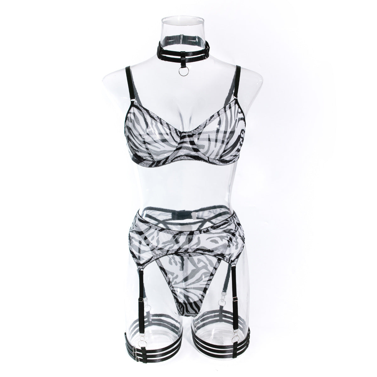 Exotic Zebra Stripes Bra & Panty Set