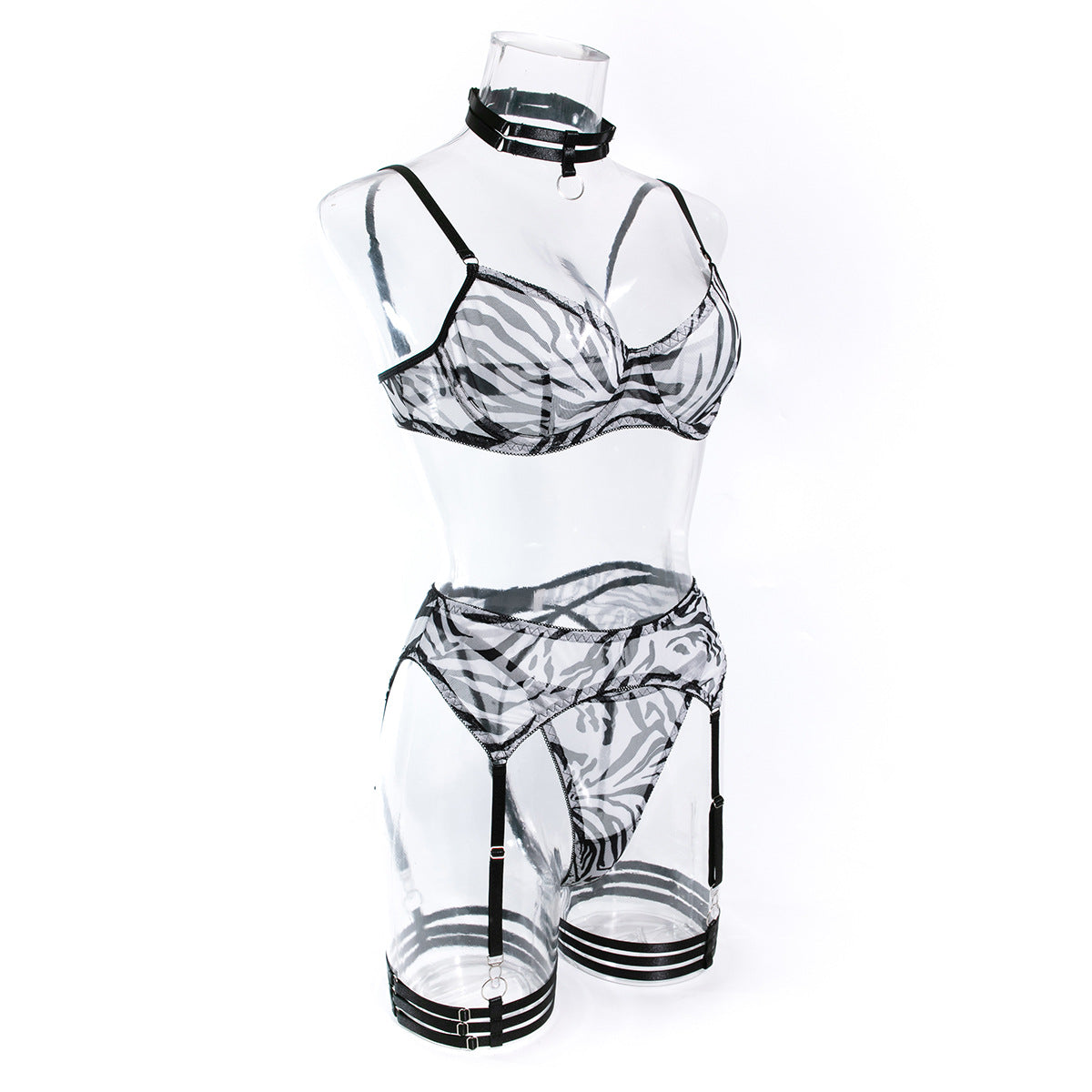 Exotic Zebra Stripes Bra & Panty Set
